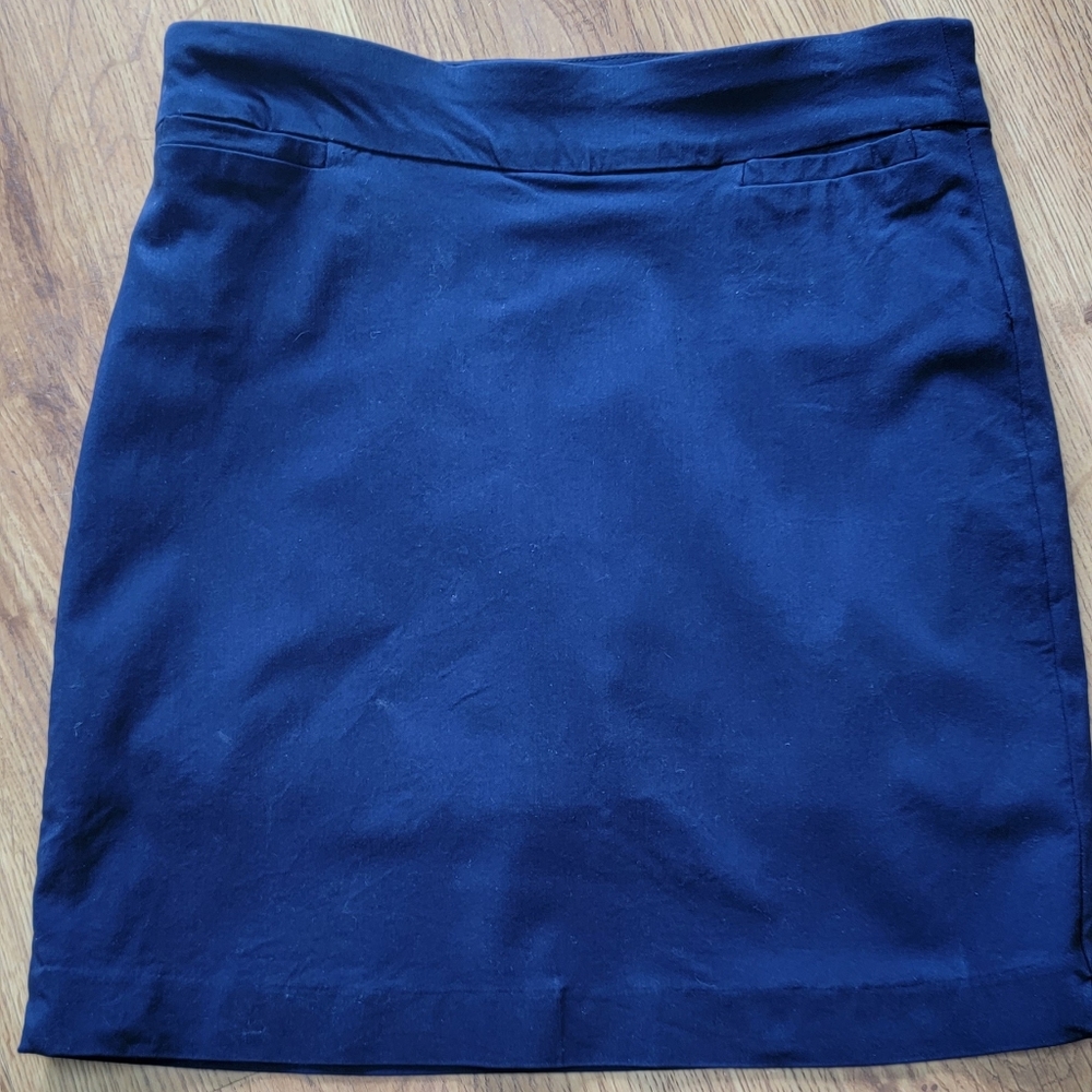Navy Skort